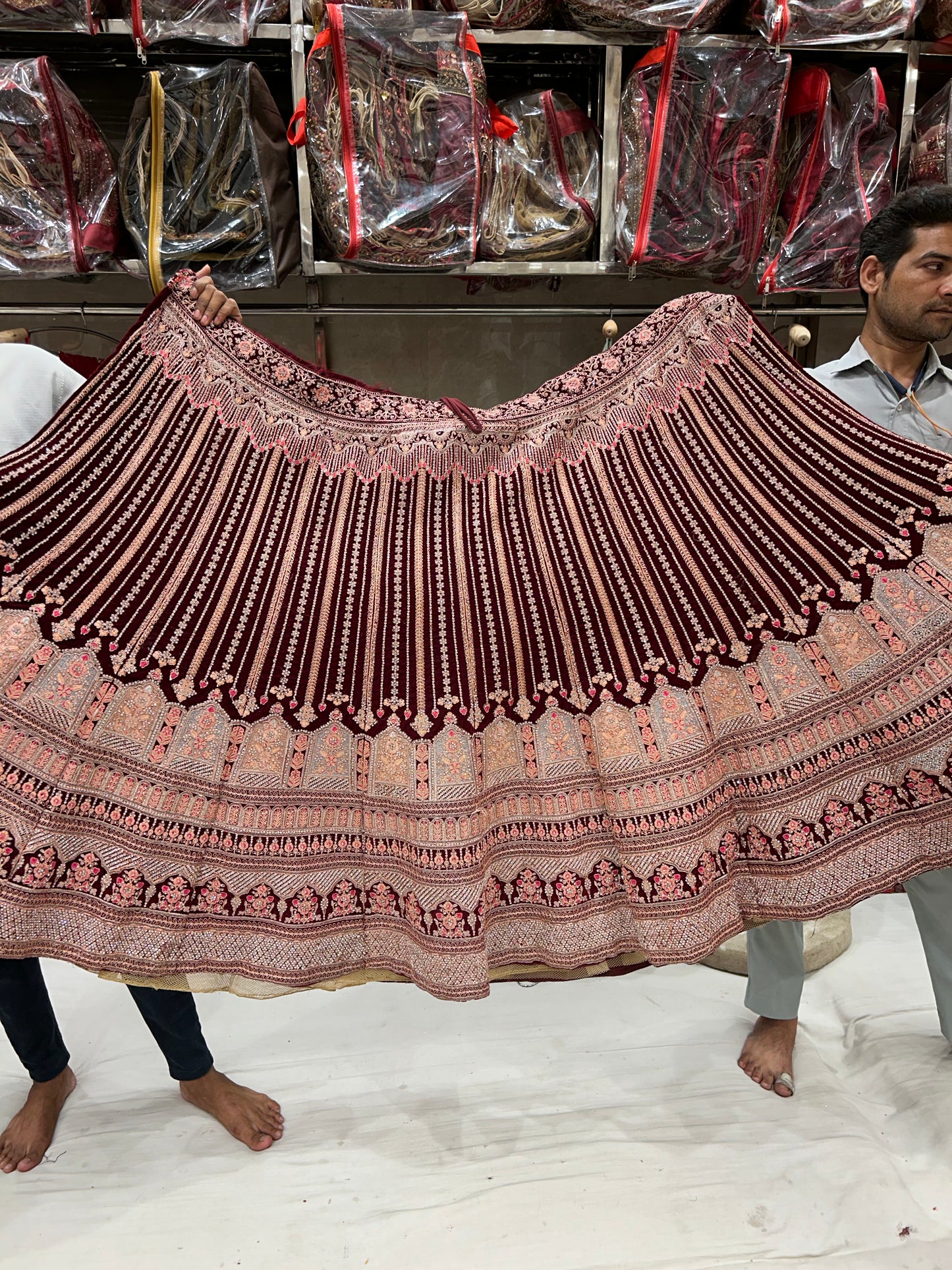 Fantastic maroon Lehenga  ❤️