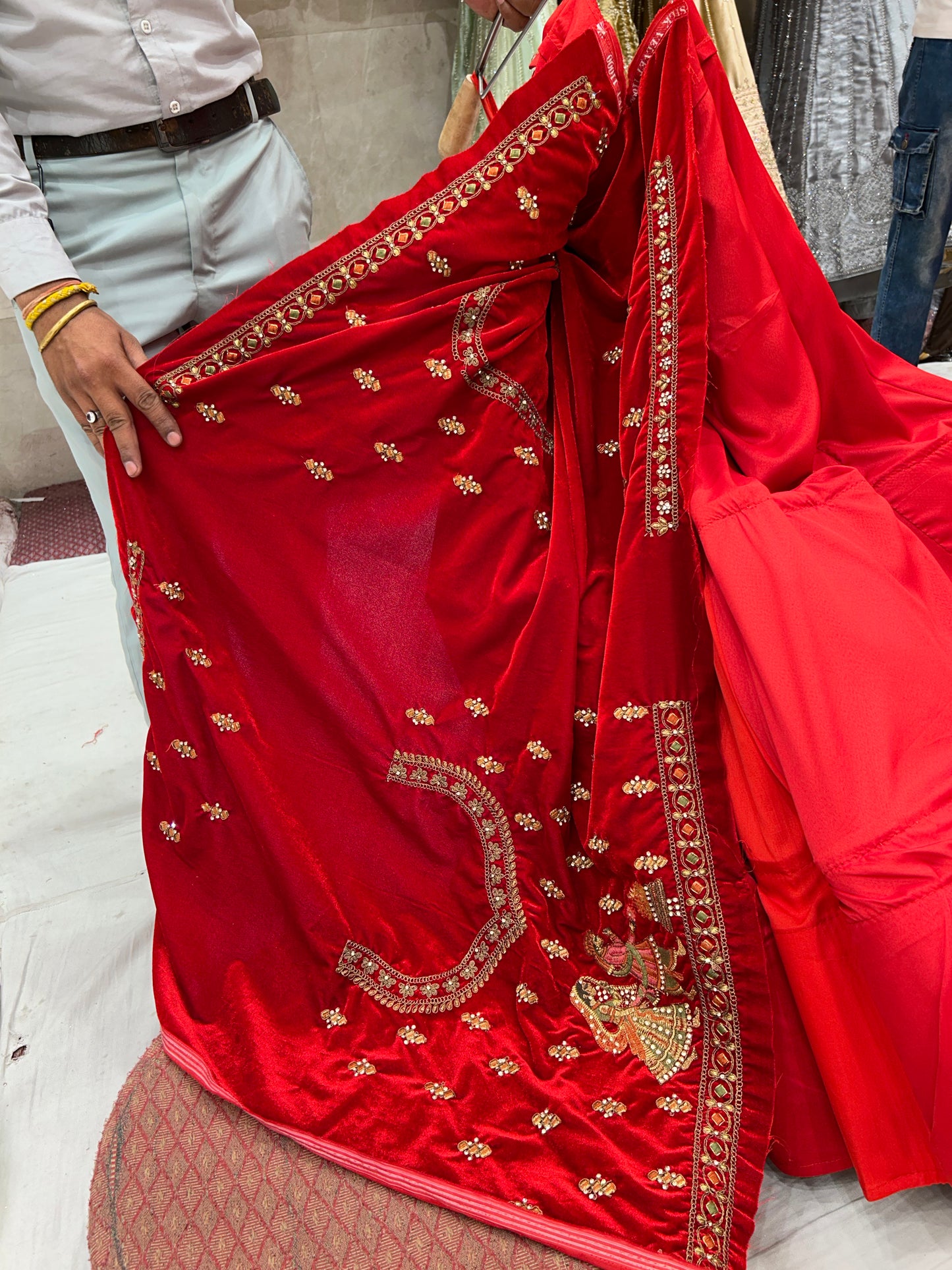 Amazing Red Lehenga