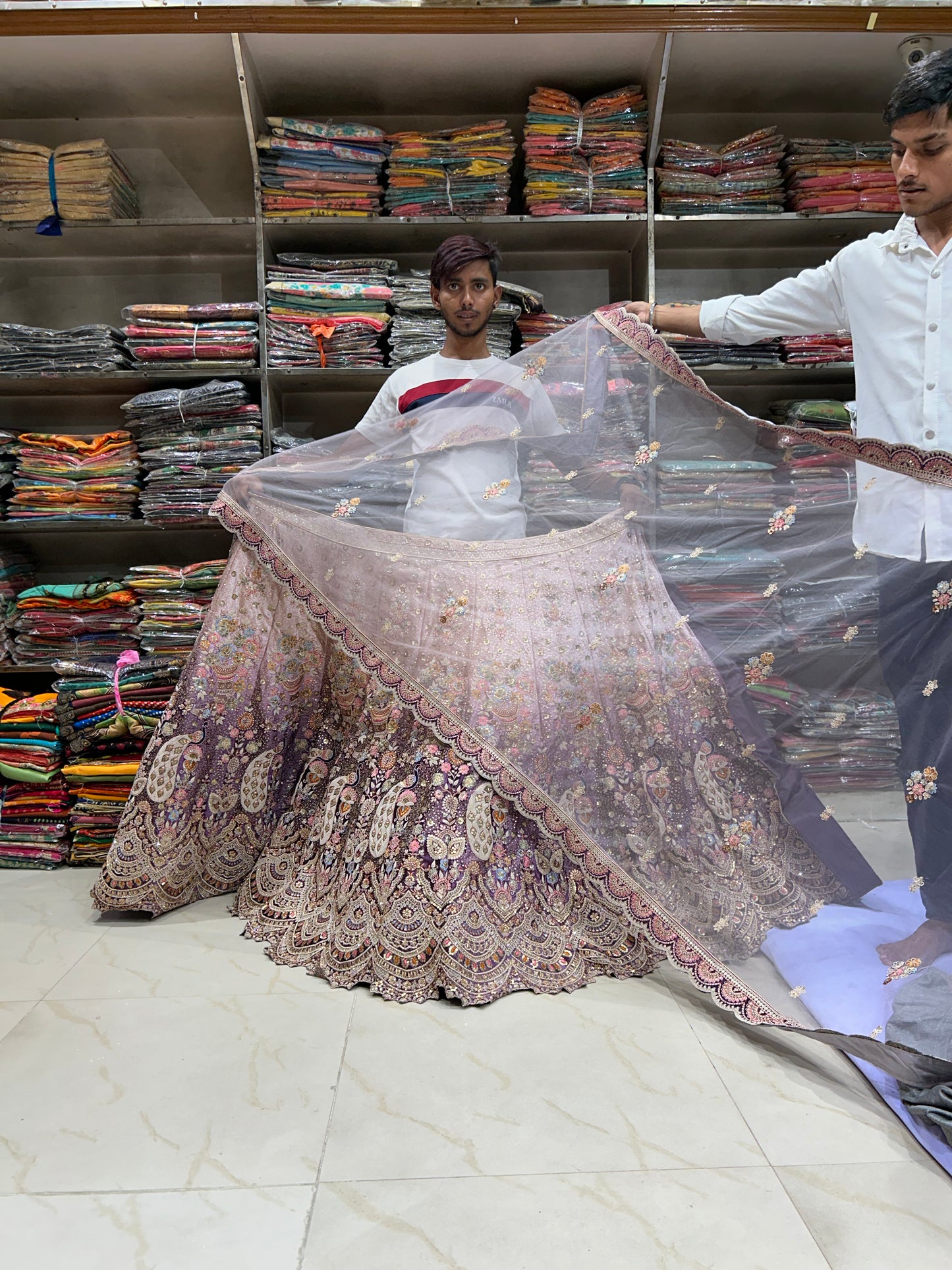 Fabulous purple Lehenga