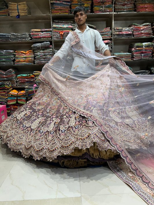 Fabulous purple Lehenga