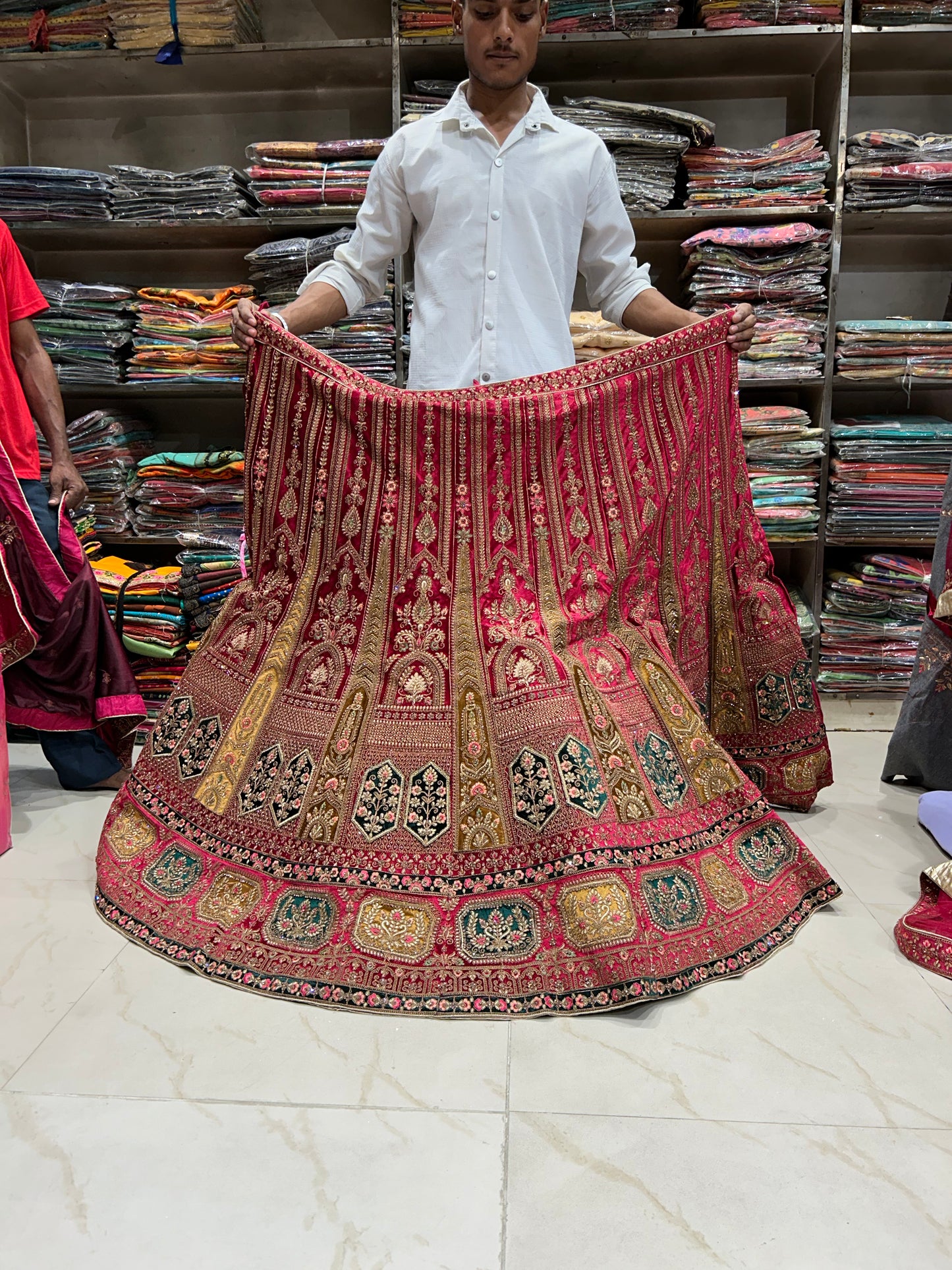 Awesome Red Lehenga