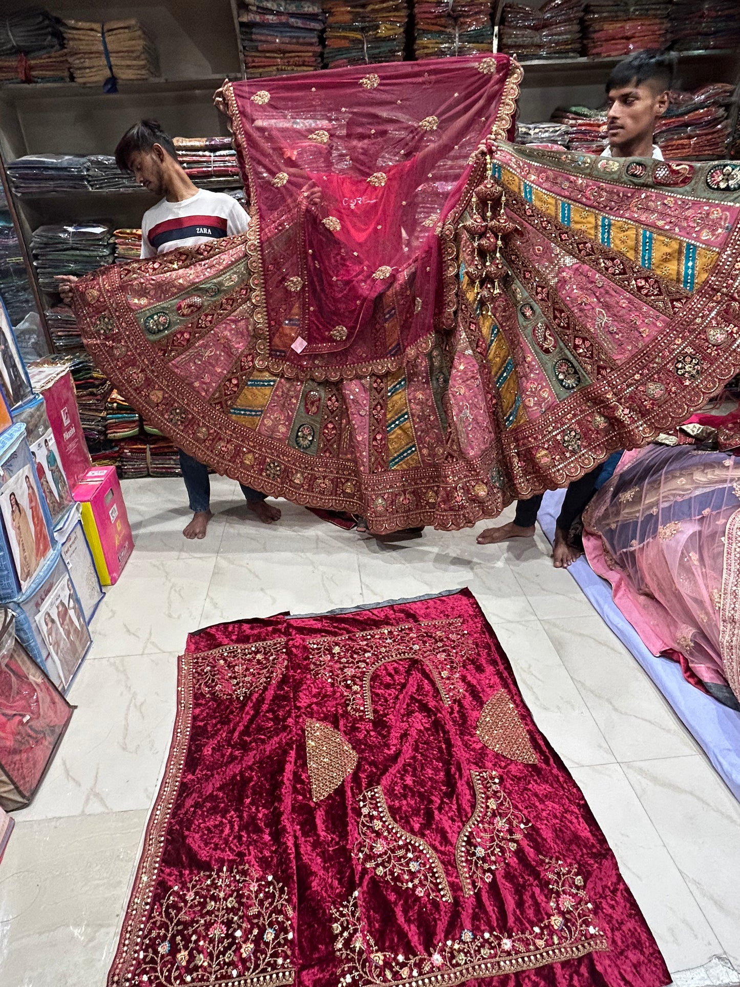 Majestic pink Lehenga