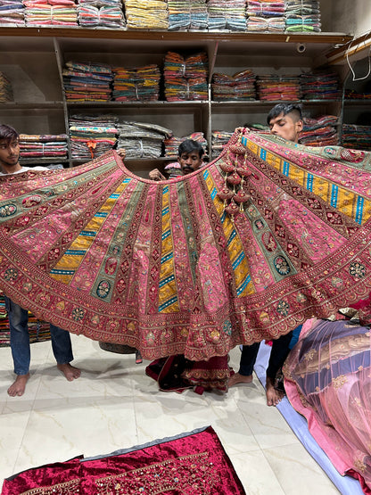 Majestic pink Lehenga