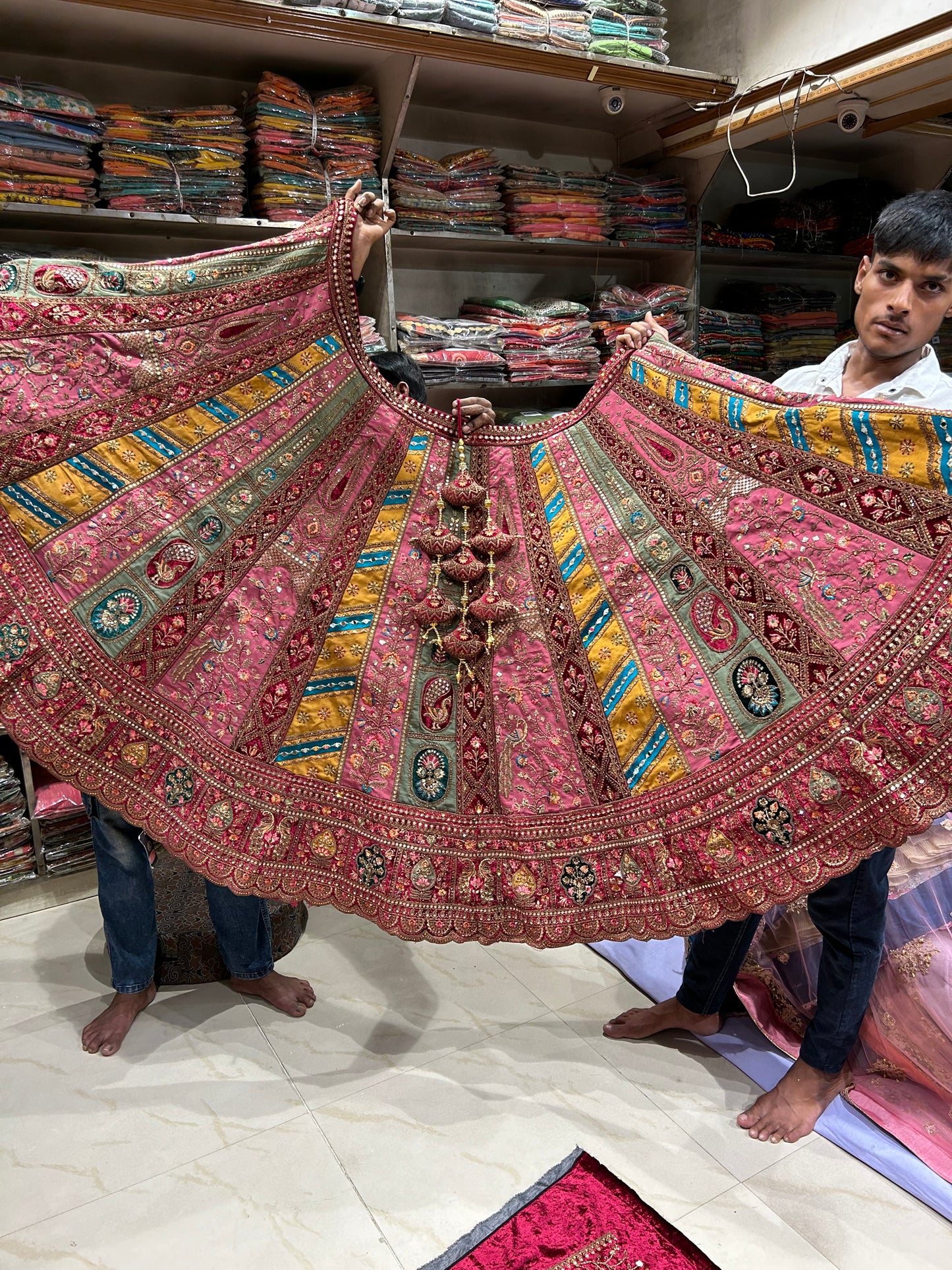 Majestic pink Lehenga