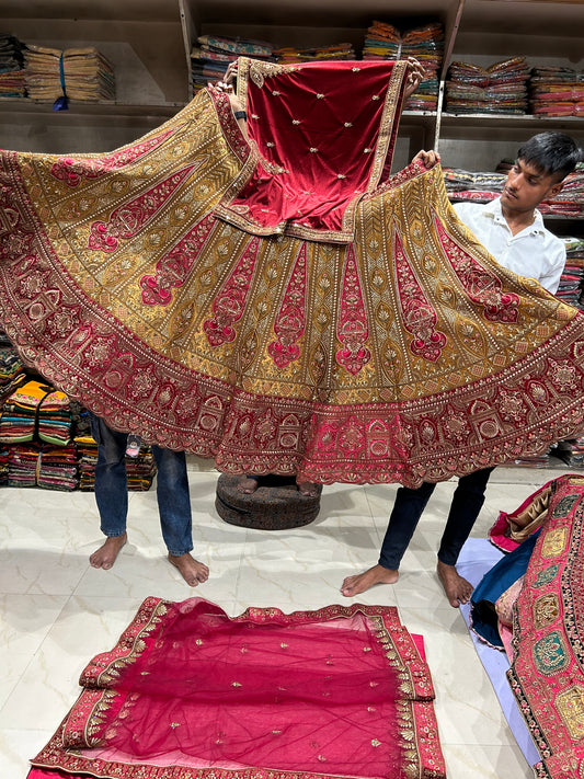 Stunning mustard Lehenga