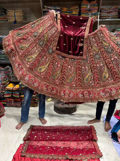 Astonishing Red Lehenga