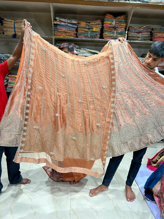 Gajab Orange Lehenga