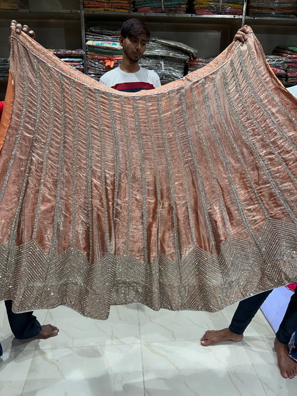 Gajab Orange Lehenga