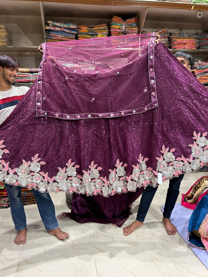 Blogbuster purple Lehenga