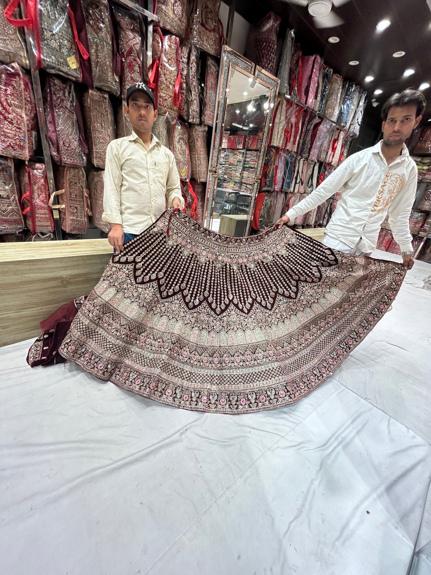 Fantastic Maroon Lehenga