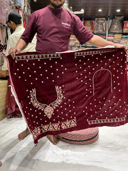 Amazing Maroon Lehenga