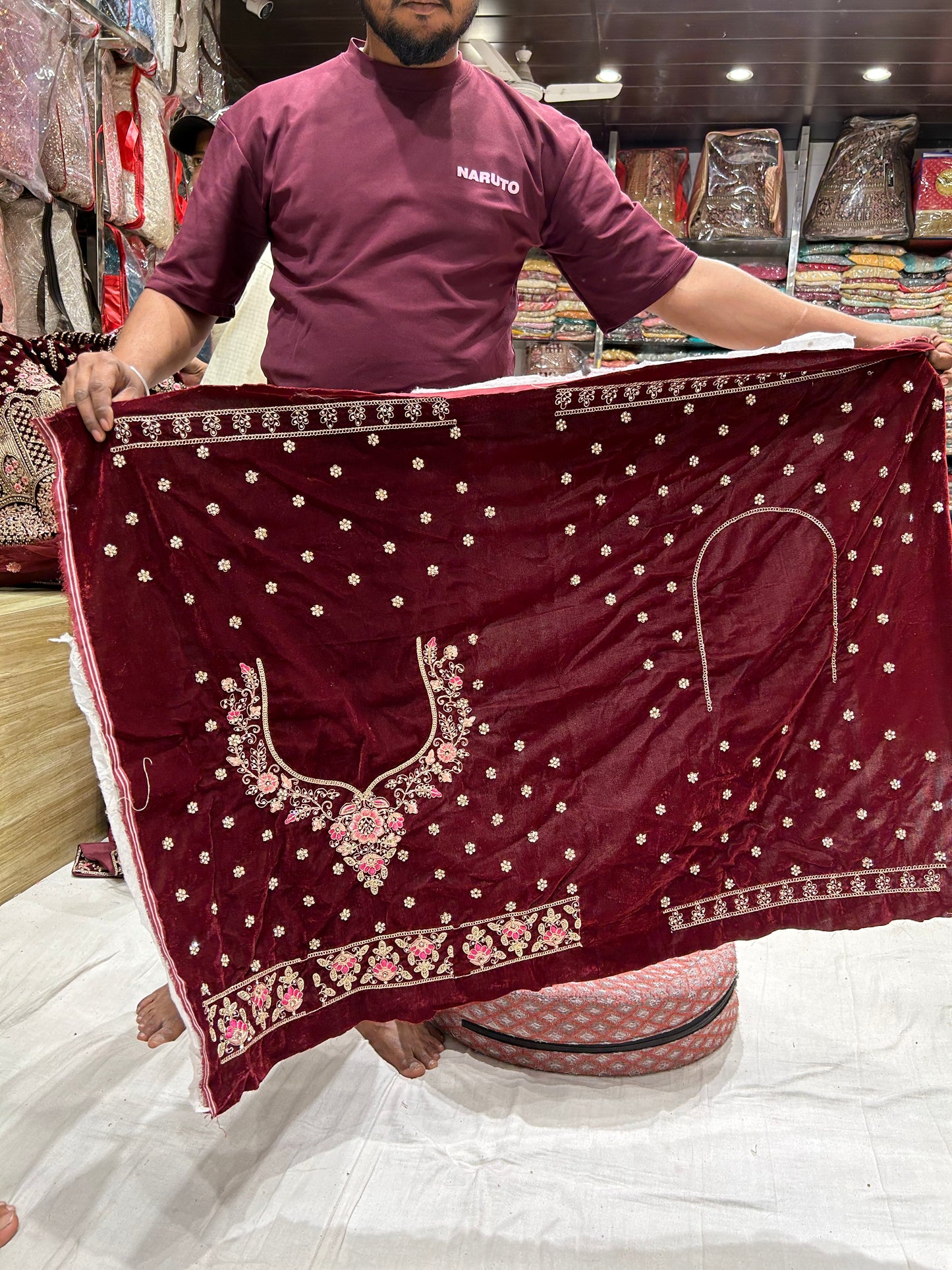 Amazing Maroon Lehenga