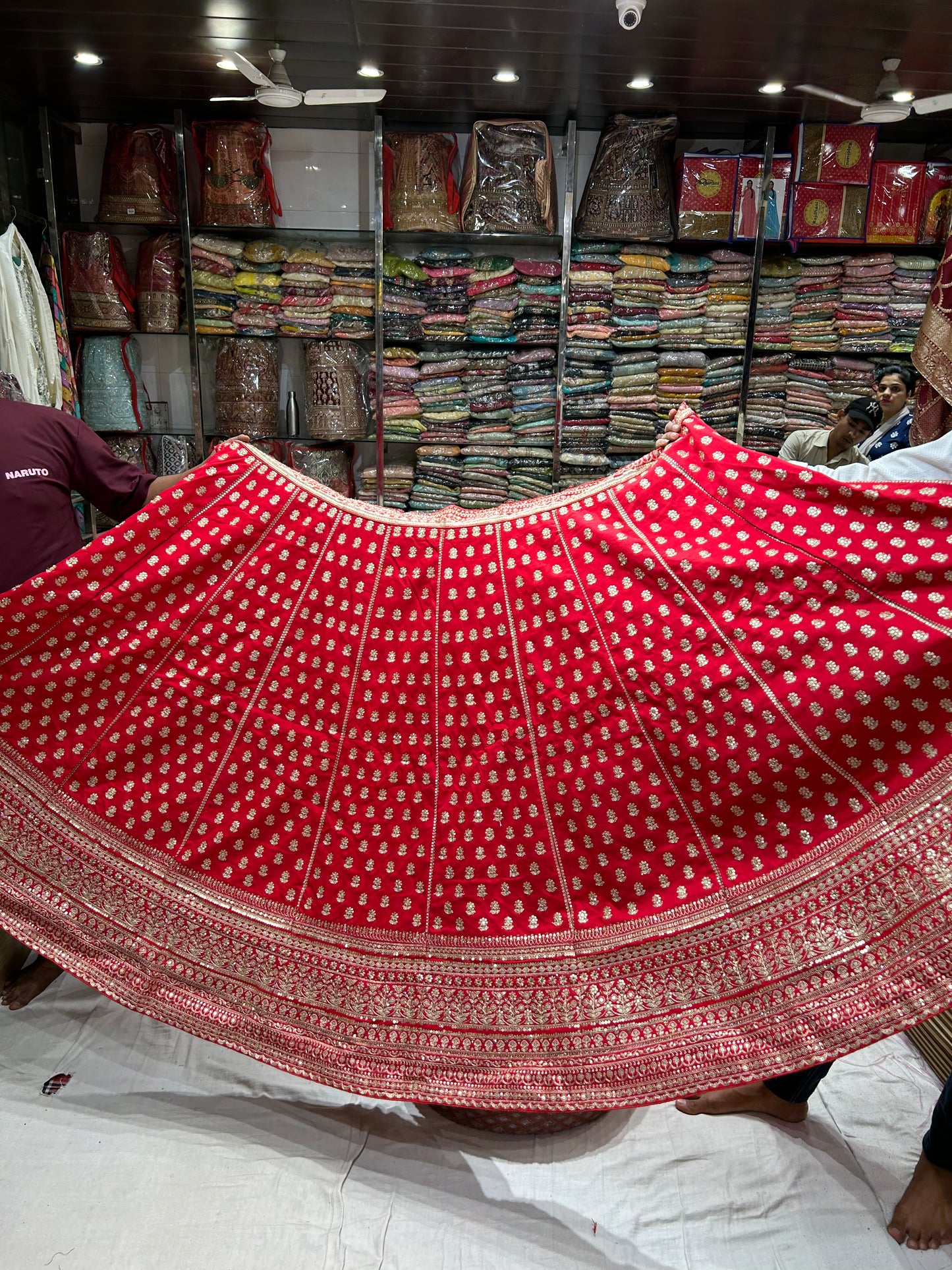 Majestic Red Lehenga