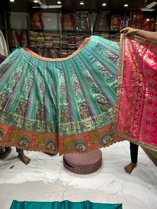 Stylish blue Lehenga