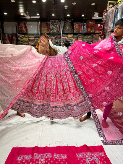 Astonishing pink Lehenga