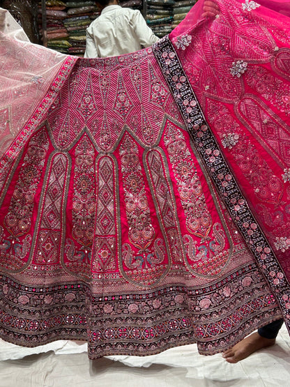 Astonishing pink Lehenga