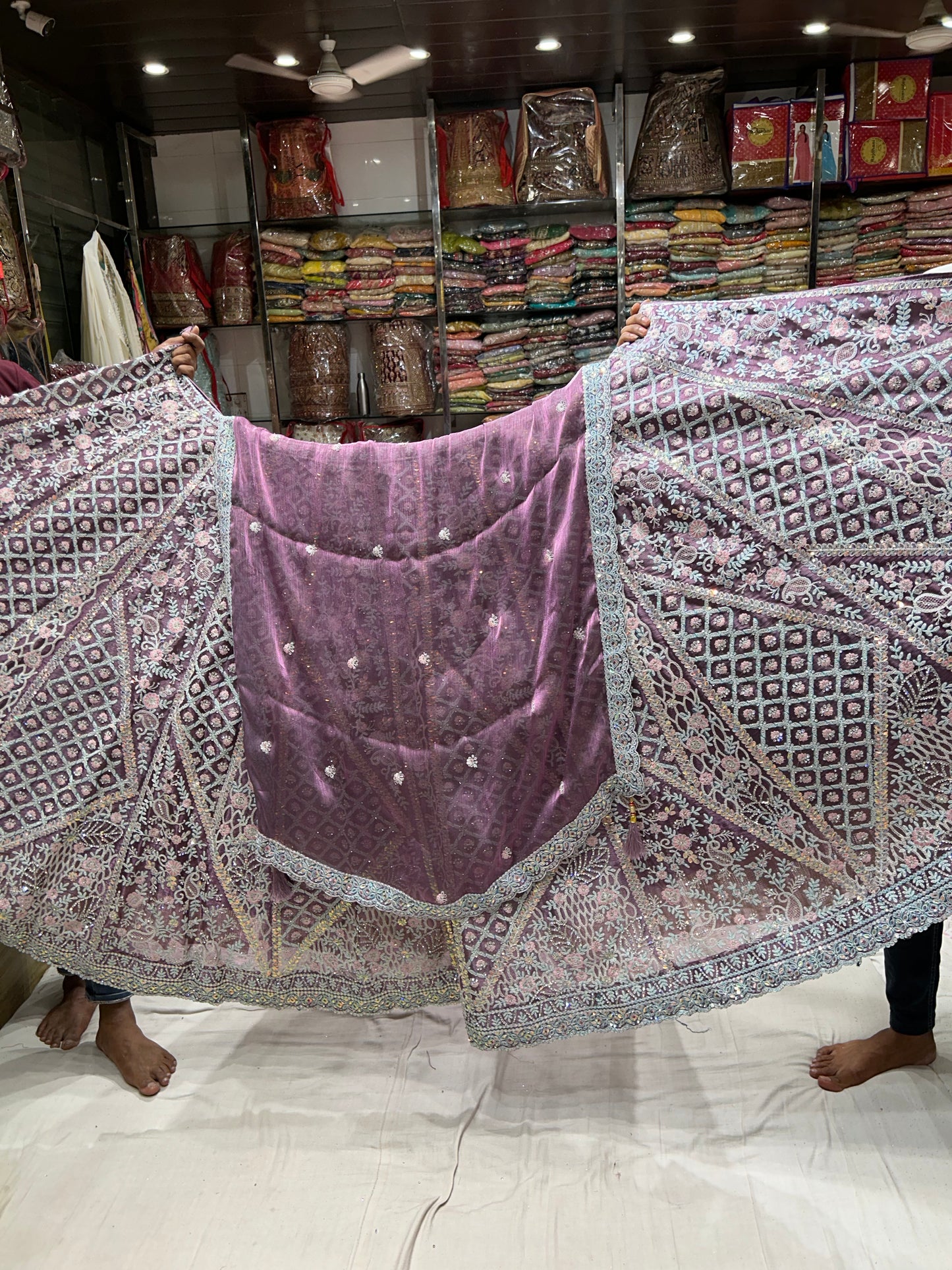 Extraordinary purple Lehenga