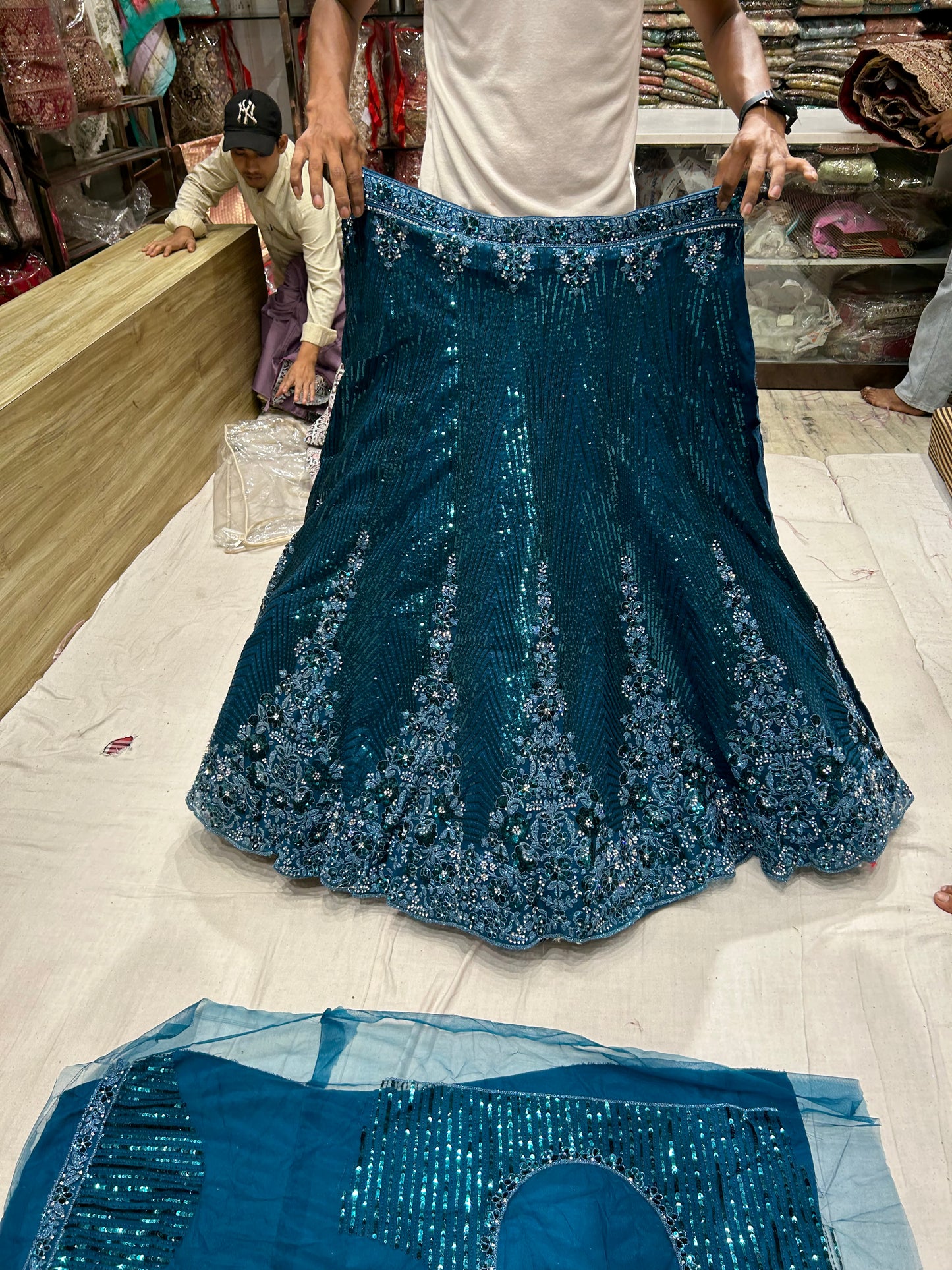 Gajab blue Lehenga