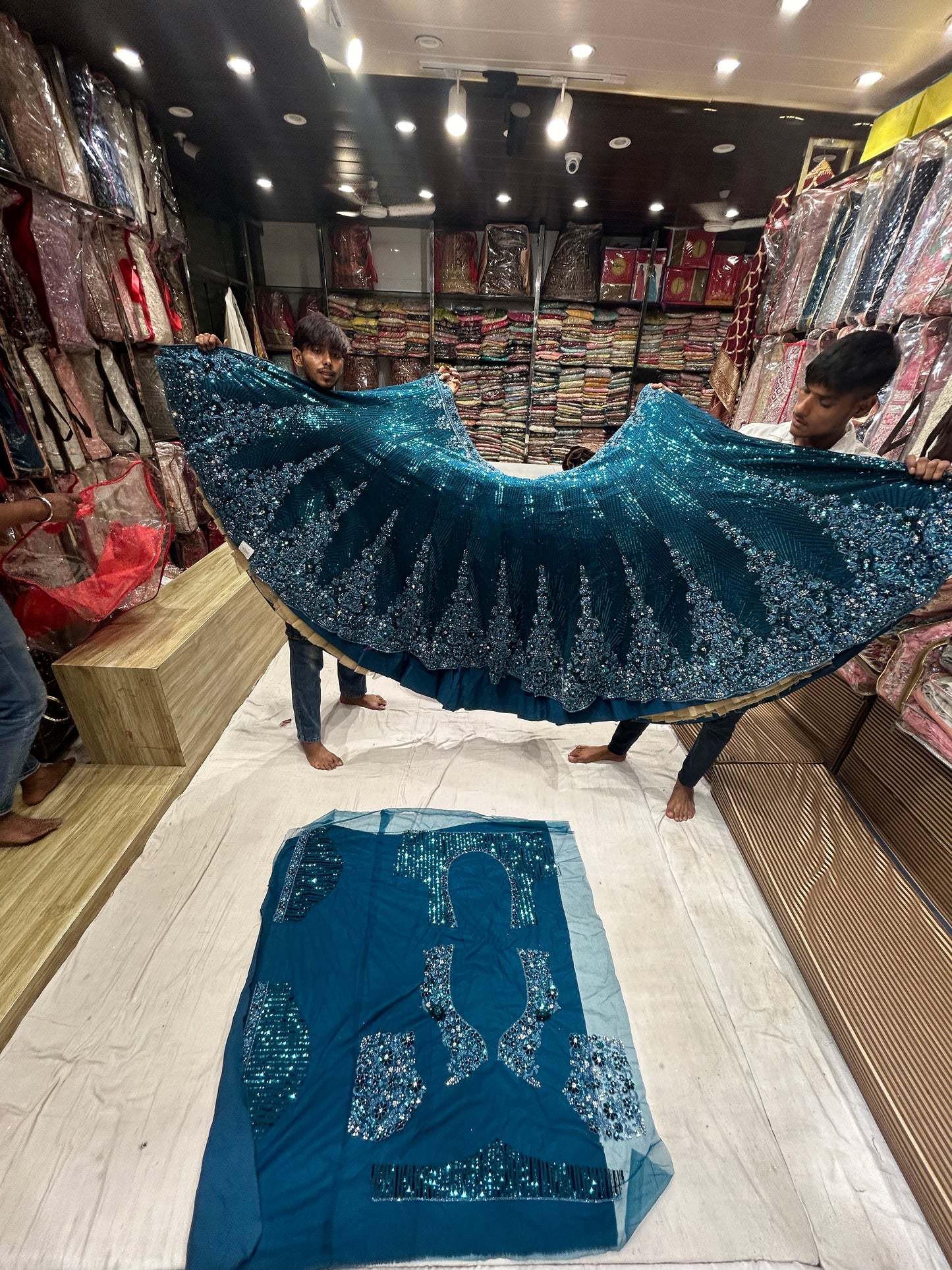 Gajab blue Lehenga