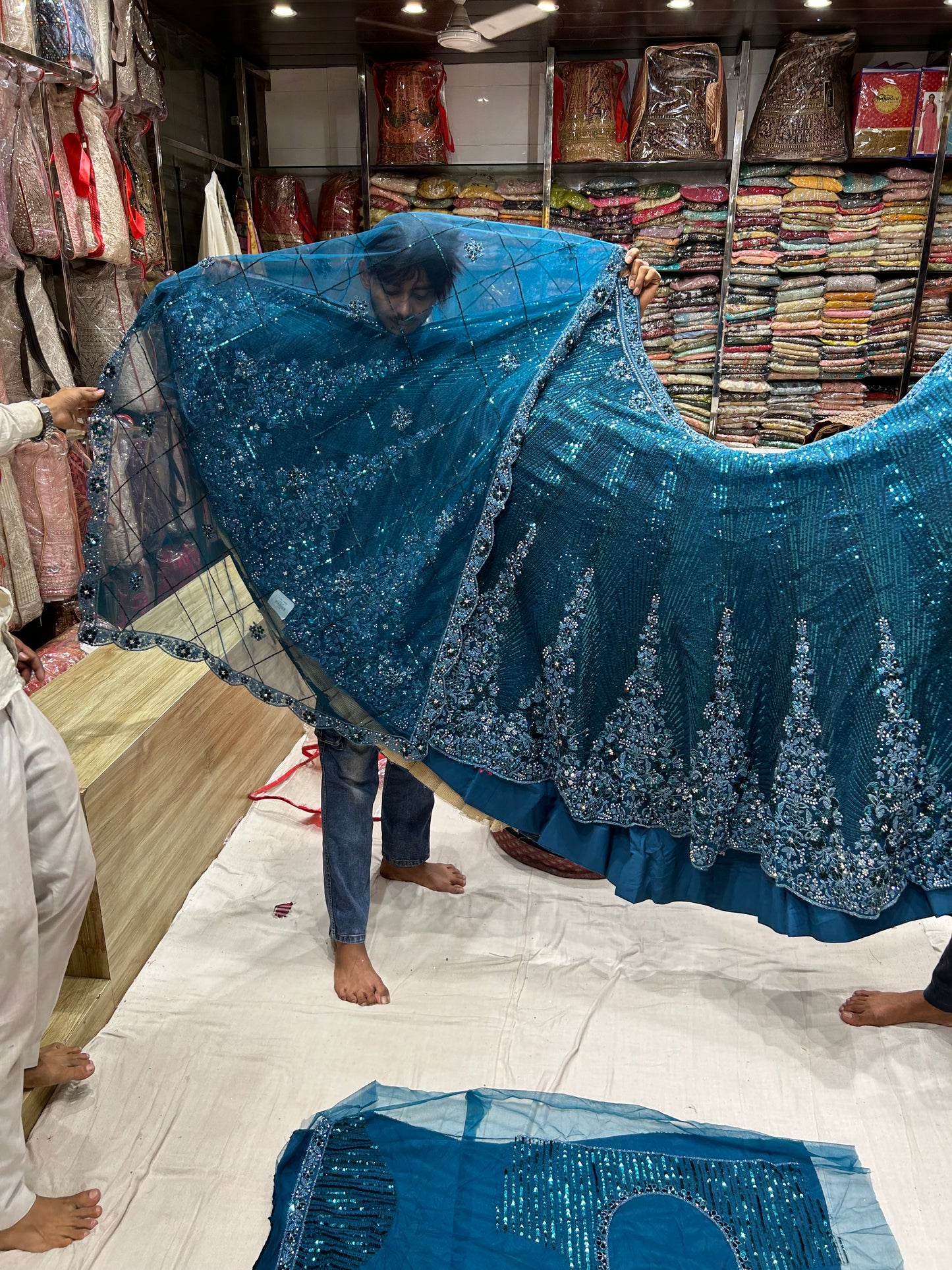 Gajab blue Lehenga