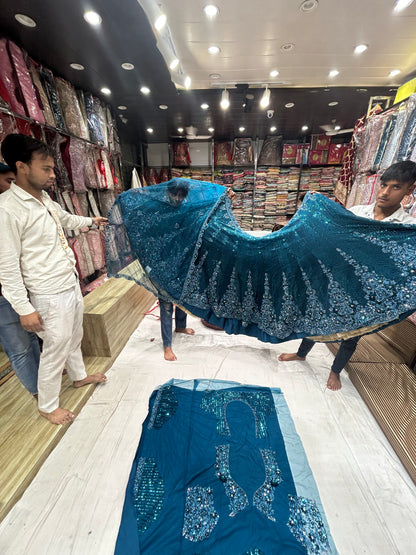 Gajab blue Lehenga