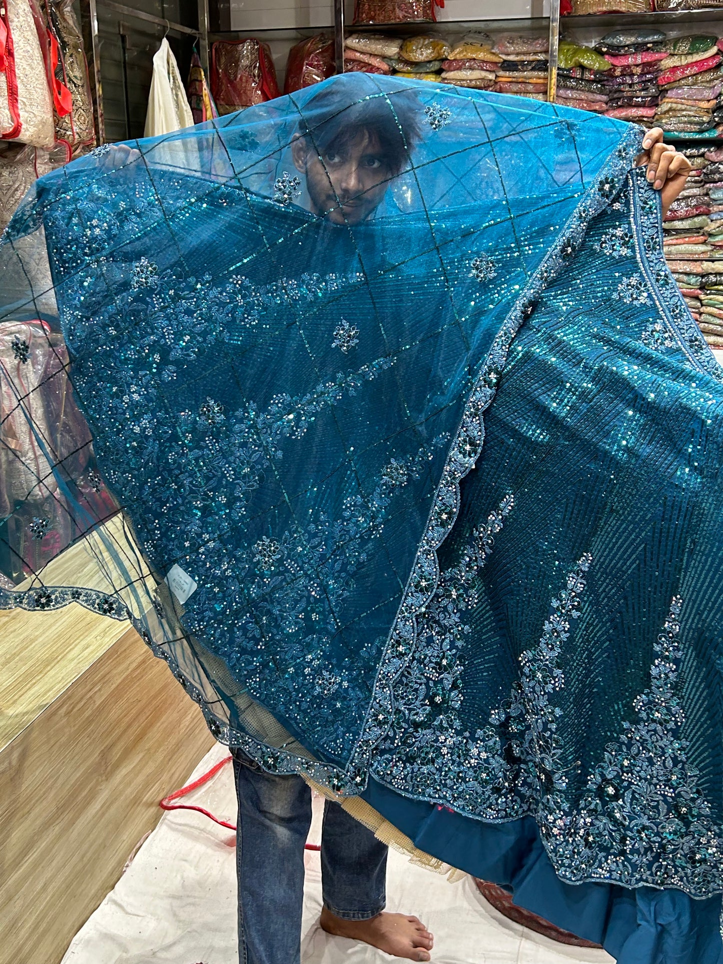 Gajab blue Lehenga