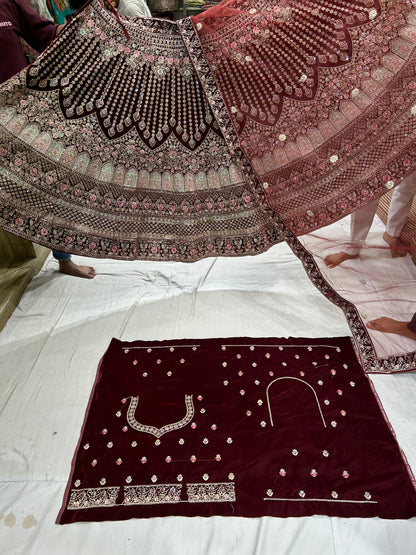 Gajab maroon Lehenga