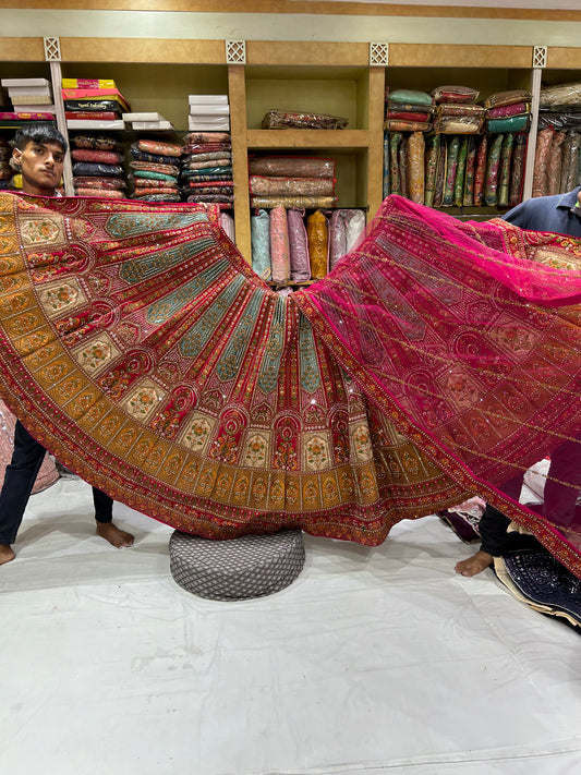 Majestic Red lehenga  🥰