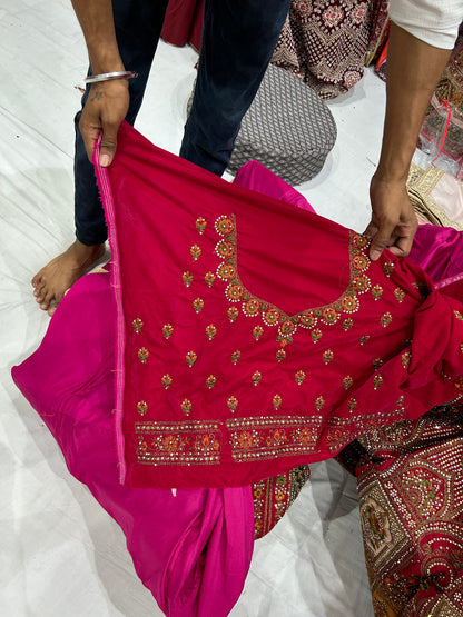 Majestic Red lehenga  🥰