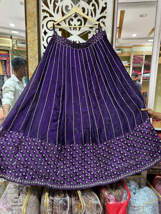 Astonishing Purple lehenga