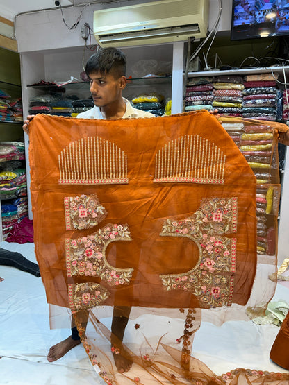 Fantastic Orange lehenga  🥰