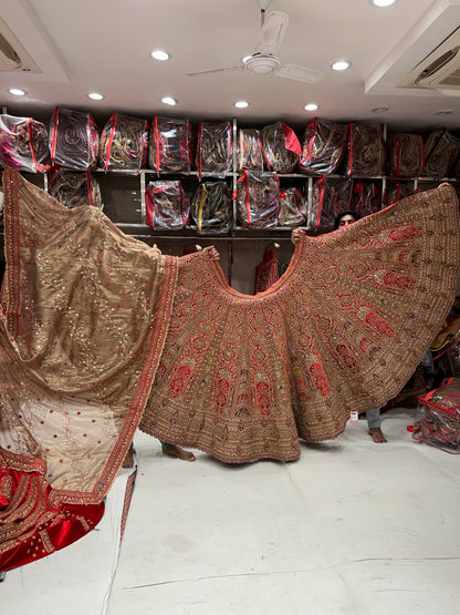 Beautiful heavy bridal lehenga