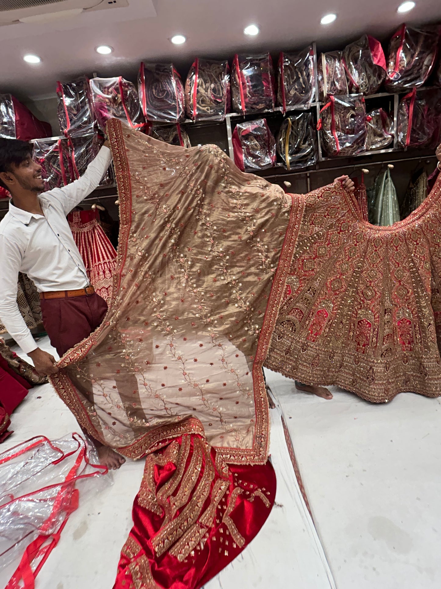 Beautiful heavy bridal lehenga