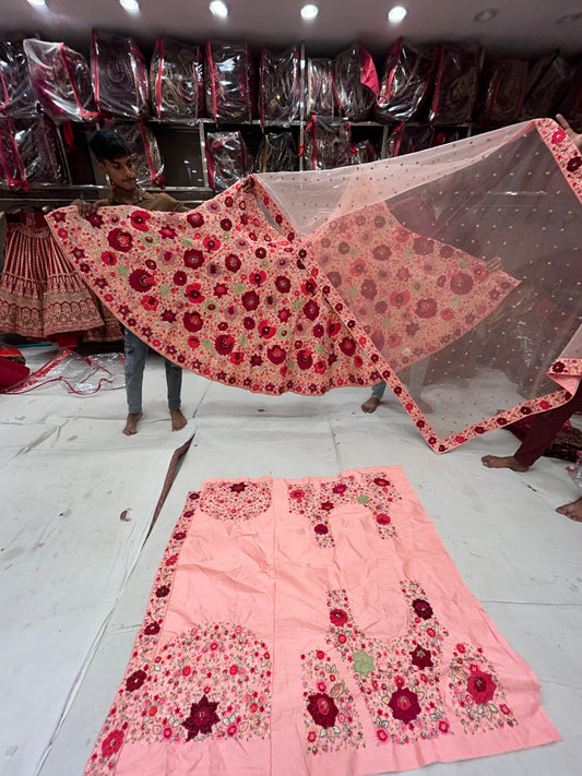 Increíble lehenga de fiesta