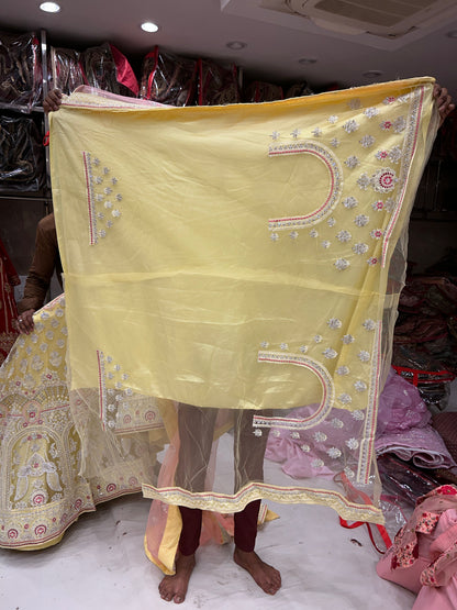 Tremendous Yellow partywear lehenga