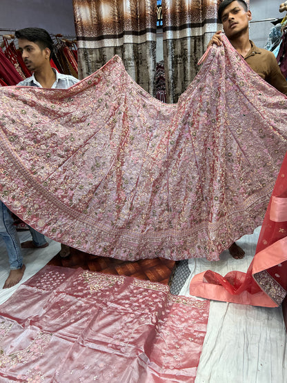 Tremendous pink lehenga