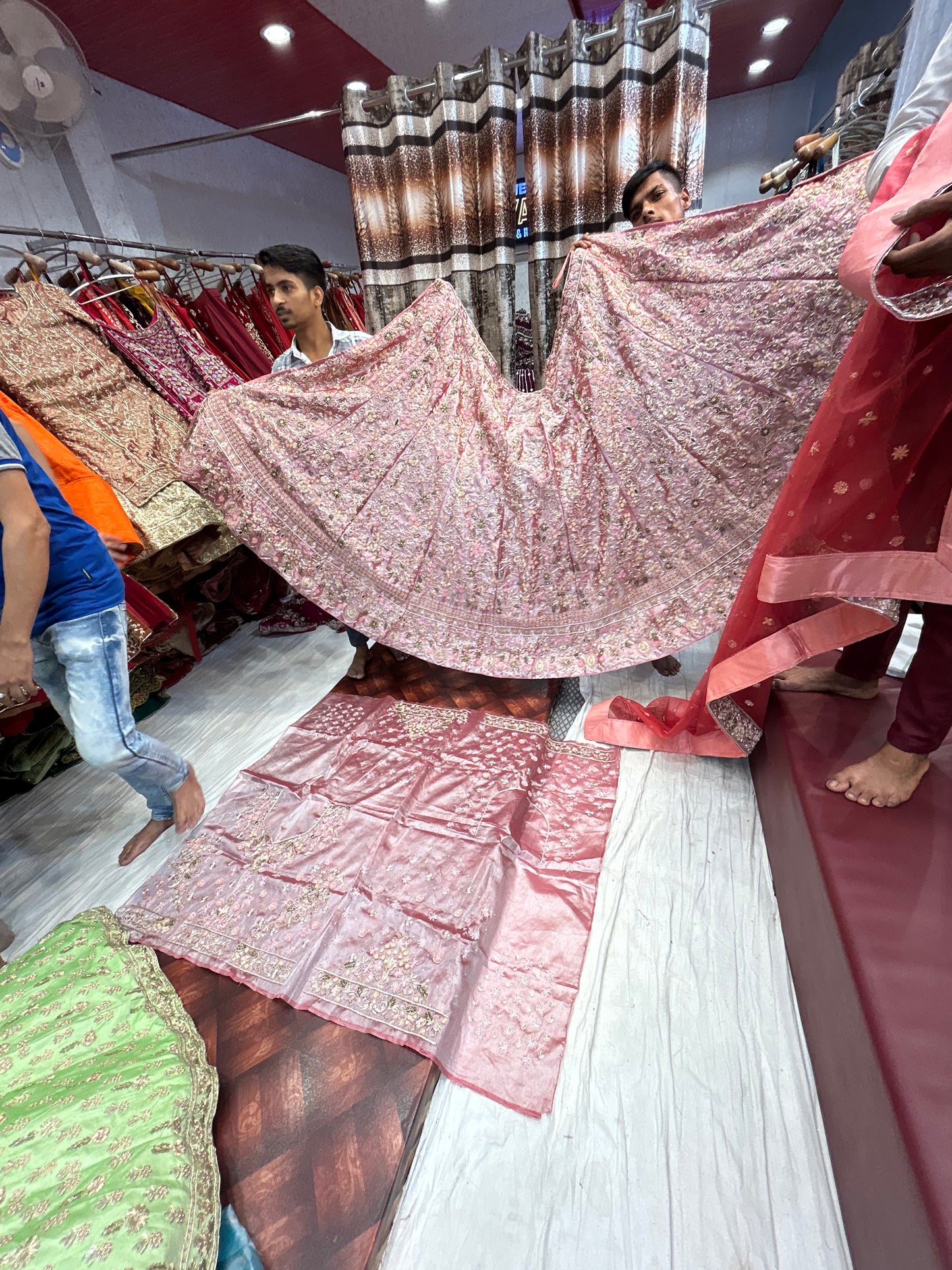 Tremendous pink lehenga