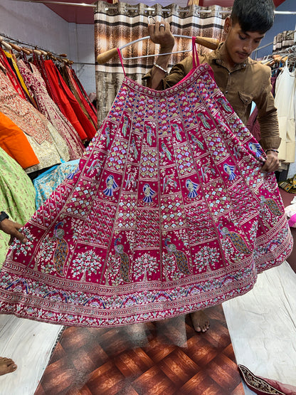 Peacock designer bridal Lehenga 💖