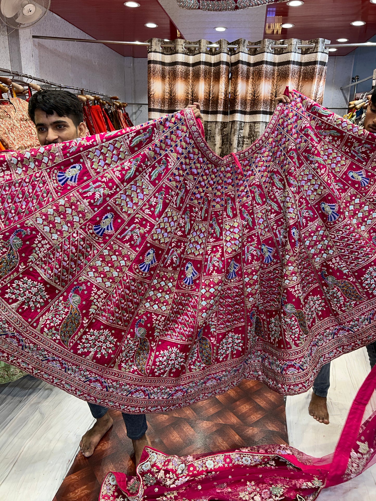 Peacock designer bridal Lehenga 💖