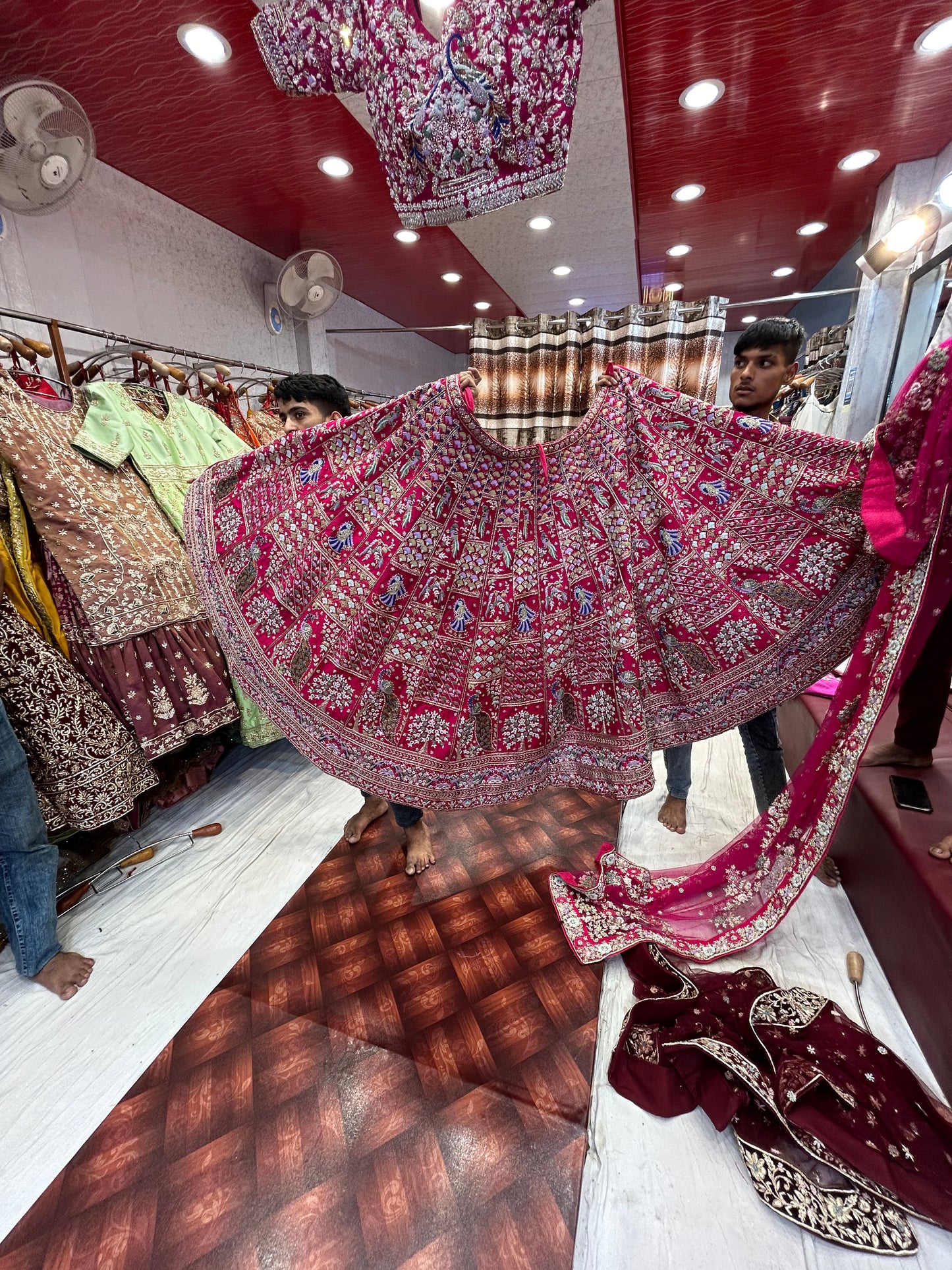 Peacock designer bridal Lehenga 💖