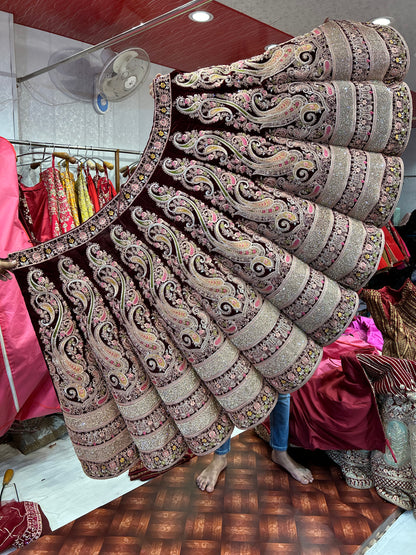 Peacock ball designer lehenga 😍