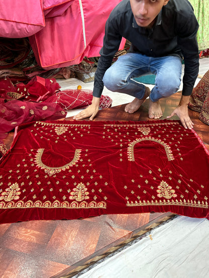 Fantastic maroon ball lehenga 😍