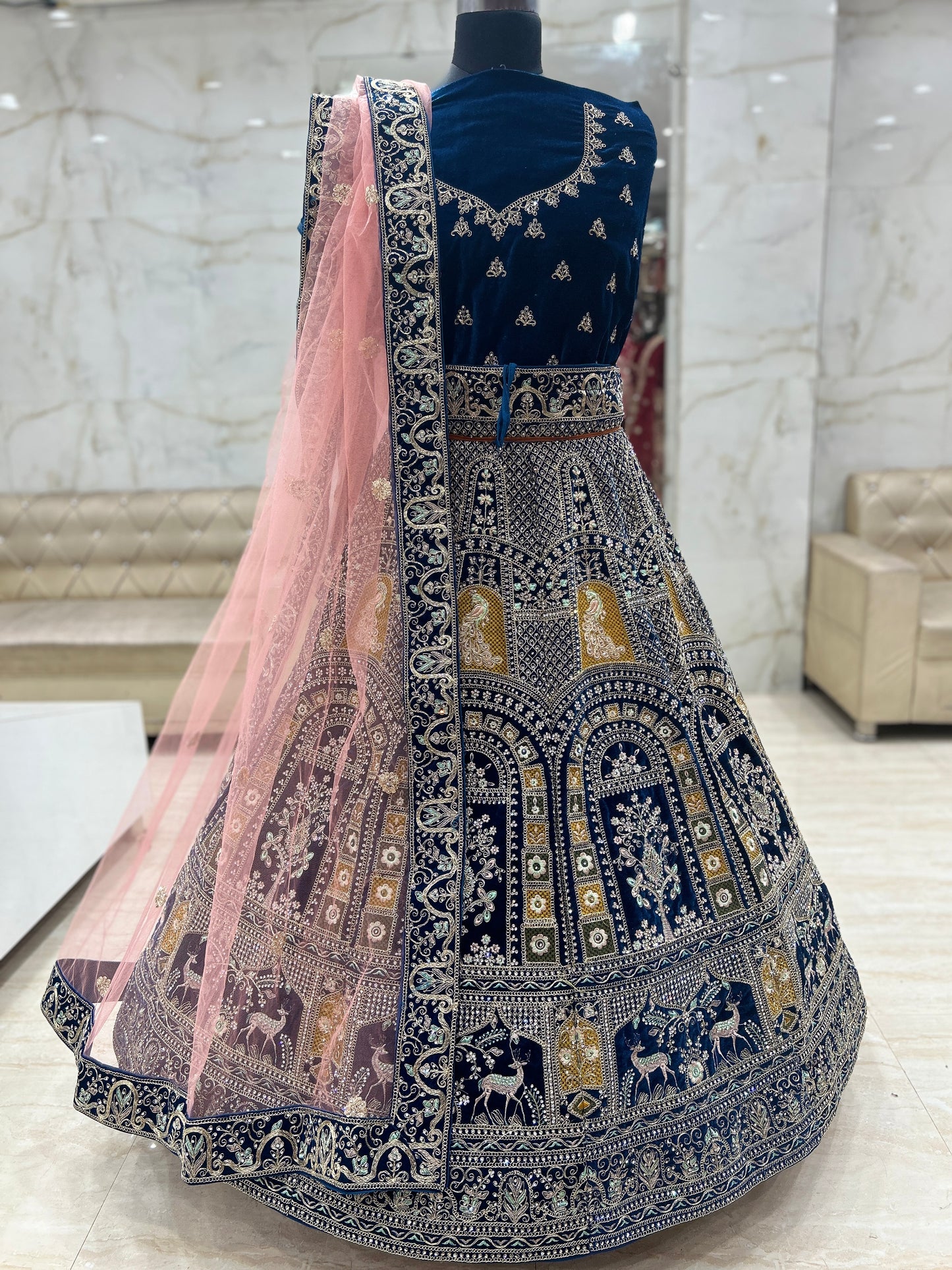 Lehenga hermosa