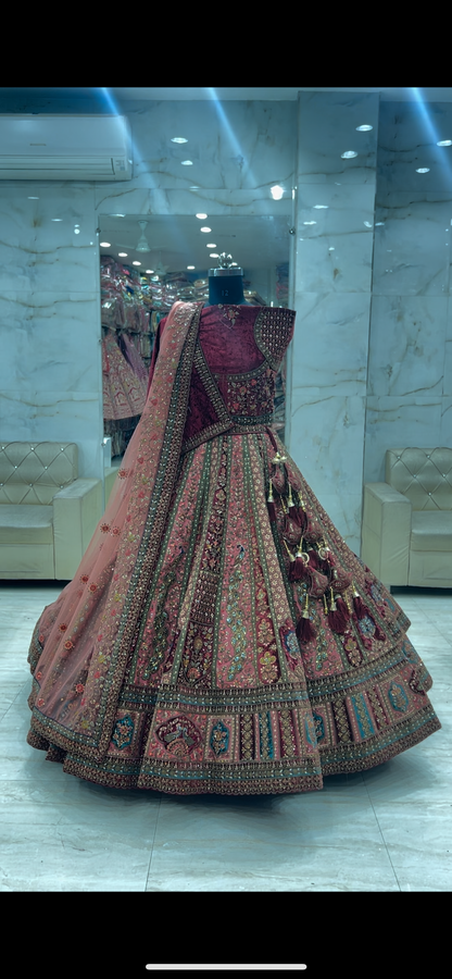 Peacock Lovely Bridal lehenga