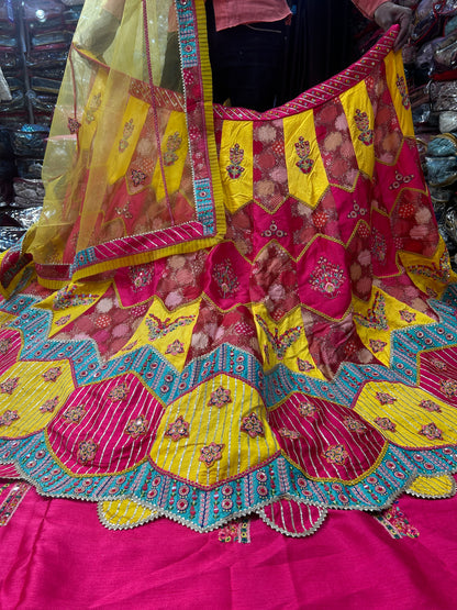 Superb  multi colour lehenga