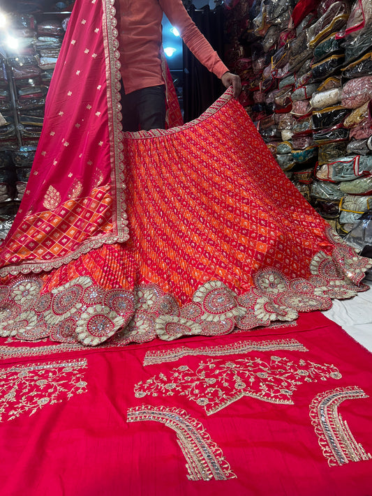 Amazing red lehenga