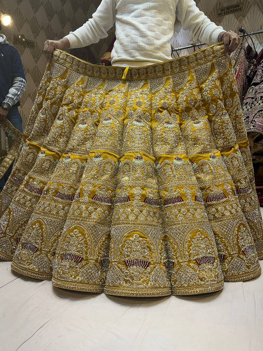 Amazing Golden Lehenga