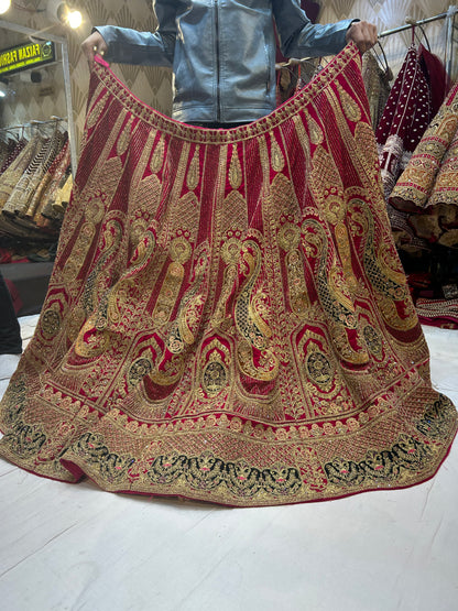 Red Beautiful bridal Lehenga 💖