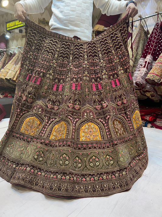 Stylish Marwari Rajwada Lehenga