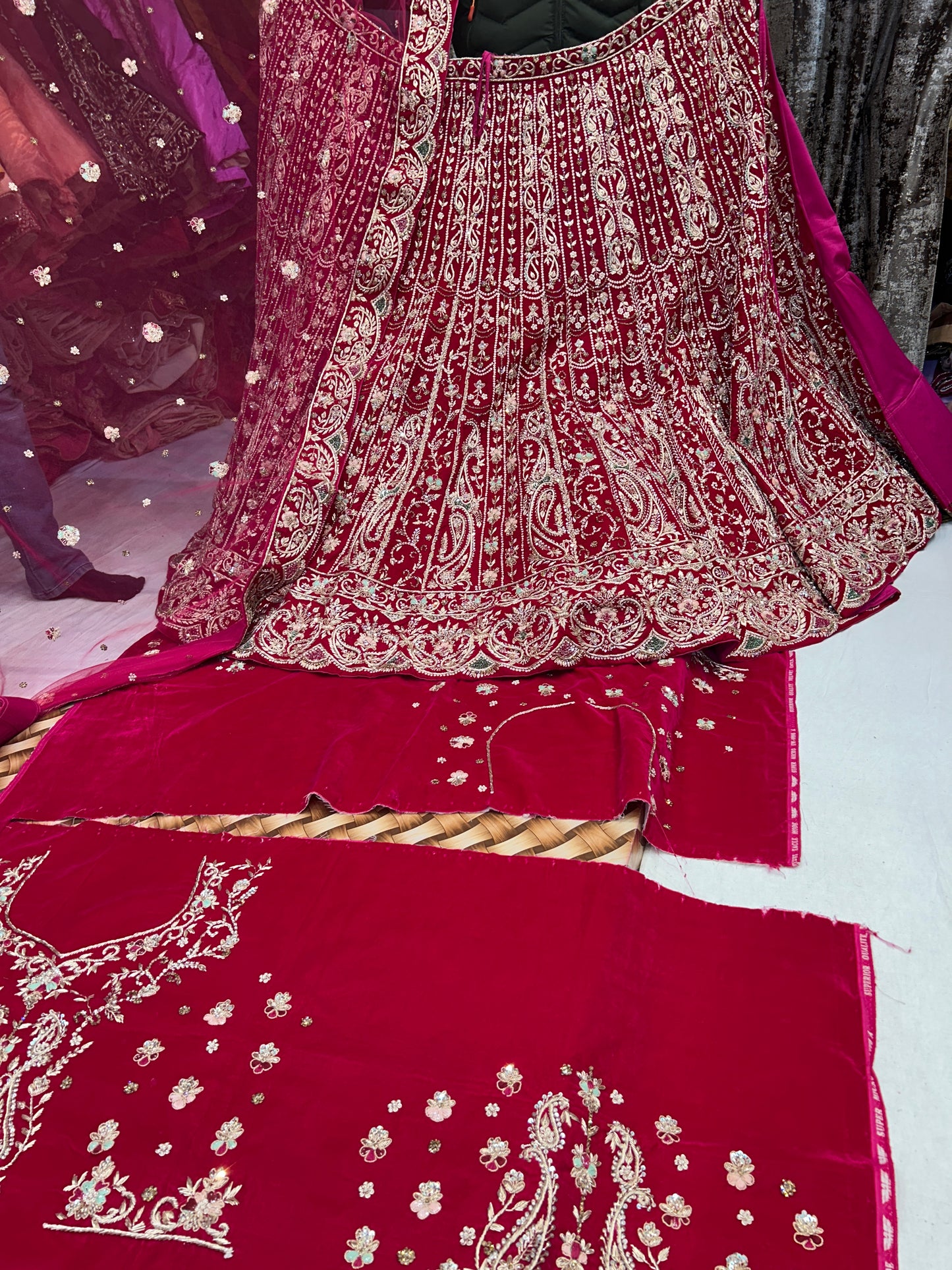 Amazing Red bridal LEHANGA